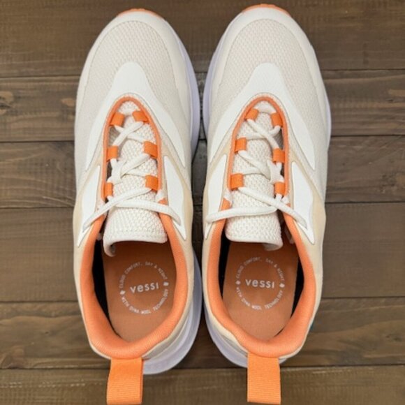 Vessi Tidal Sneakers Light Teak/Light Sandstone Waterproof Athletic Men's 11 - Picture 6 of 9